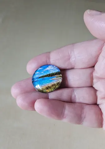 25mm Mini Glass Cabochon Magnet