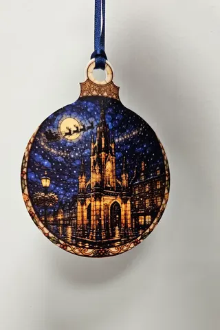 Forres Mercat Cross Christmas Bauble